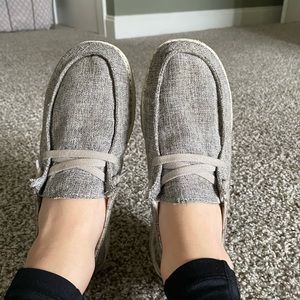 Women’s size 7 grey hey dudes